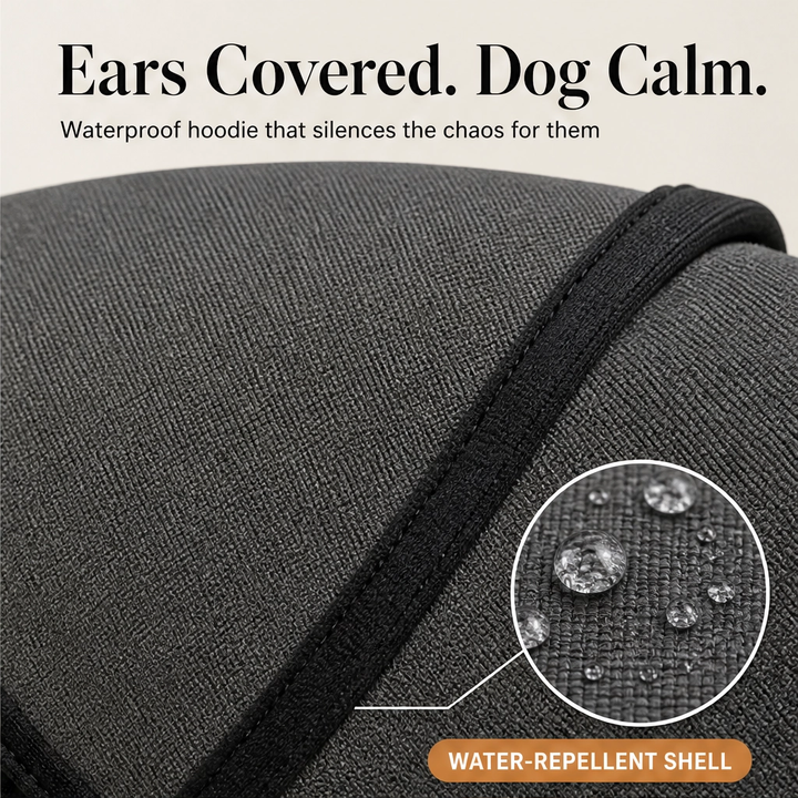 Hushpaw – Calming Waterproof Neoprene Dog Ear Hoodie + 1+1 FREE