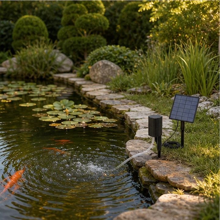 Fernbrook – Solar Powered Wire-Free Pond Aerator + 50% OFF