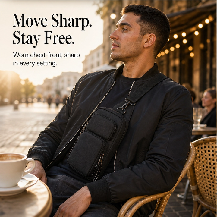 Roven – Hands-Free Water-Resistant Sling Bag for Men + 50% OFF
