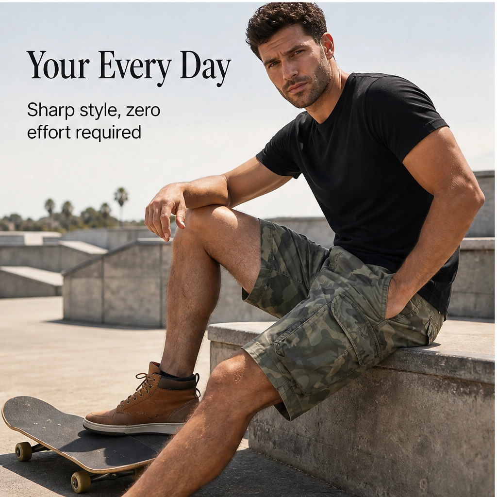 Ridgeline – Multi-Pocket Breathable Relaxed-Fit Cargo Shorts + 50% OFF