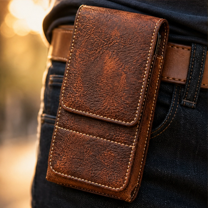 Latchford – Magnetic Belt Holster with Card Slot for Phones up to 6.3" + 50% OFF