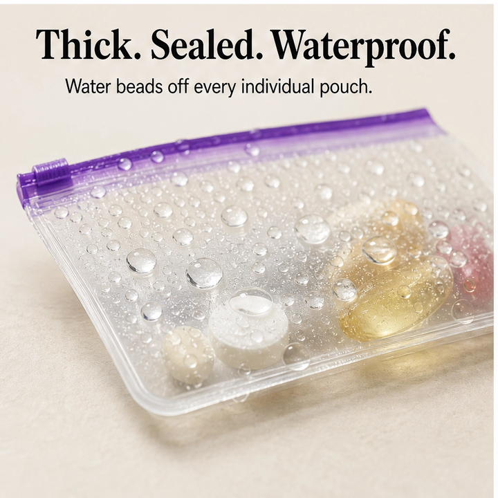 Sagevault – Waterproof 14-Pouch Binder Pill &amp; Vitamin Organizer for Travel + 50% OFF