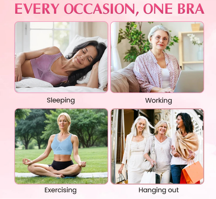 AuraForm Cotton Lift Bra – Natural Comfort, Effortless Support