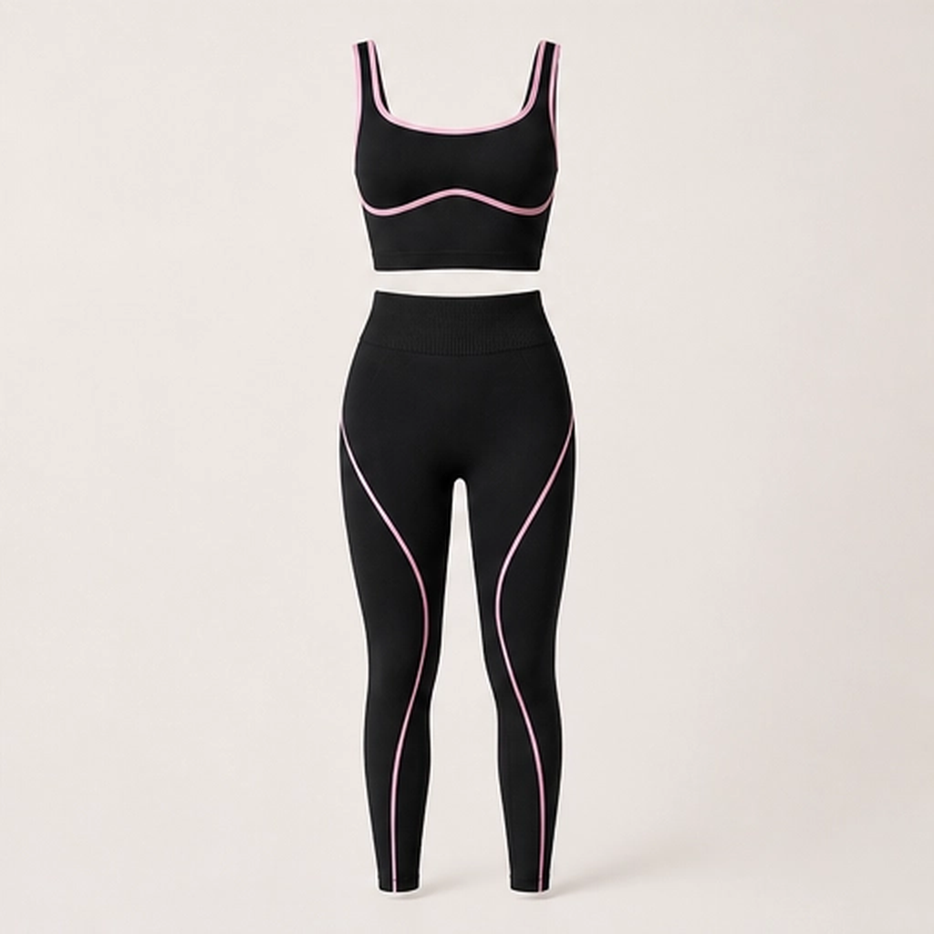 Sculptform – Contour Seam Tummy Control Sports Bra &amp; Leggings Set + 50% OFF
