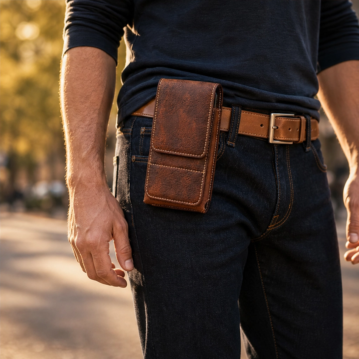 Latchford – Magnetic Belt Holster with Card Slot for Phones up to 6.3" + 50% OFF