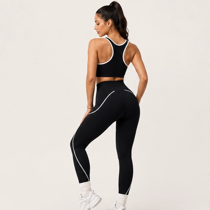 Sculptform – Contour Seam Tummy Control Sports Bra &amp; Leggings Set + 50% OFF