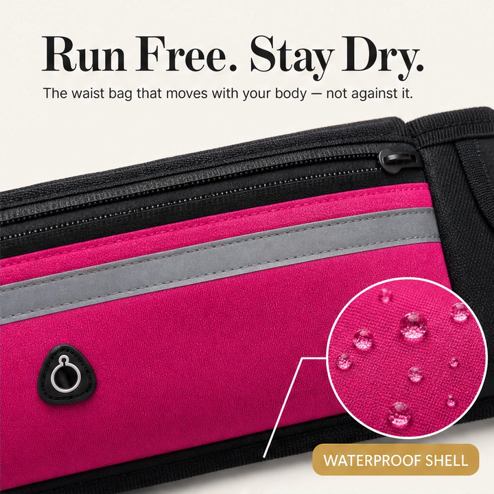 Stryda – Slim No-Bounce Waterproof Running Belt &amp; Phone Holder + 50% OFF