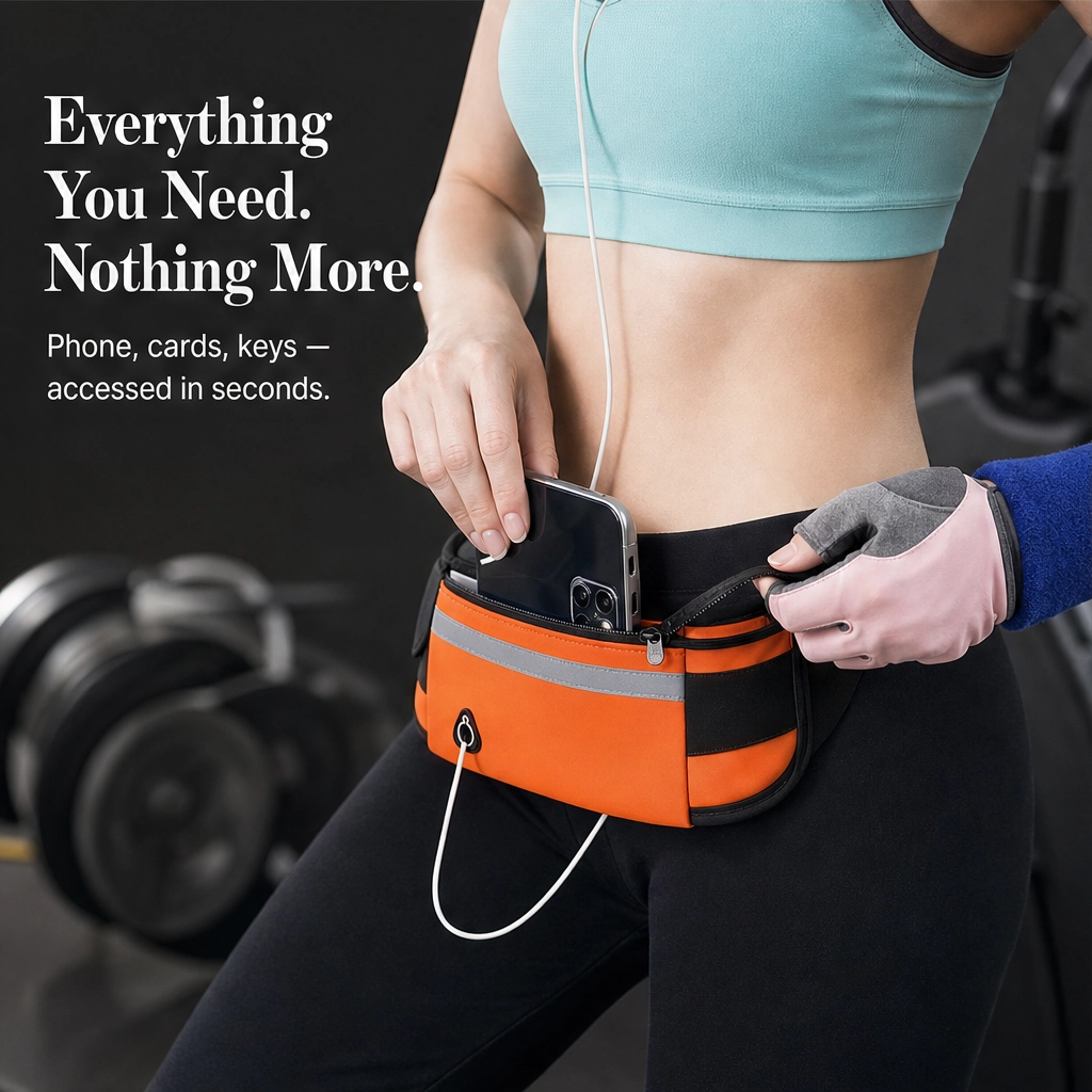 Stryda – Slim No-Bounce Waterproof Running Belt &amp; Phone Holder + 50% OFF
