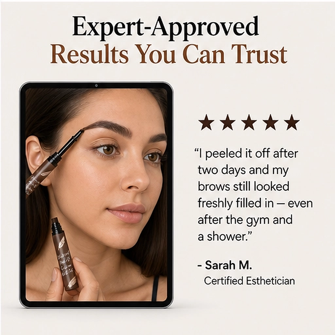 Sabline – Peel-Off Waterproof Brow Tint, 5 Shades with Angled Brush + 1+1 FREE