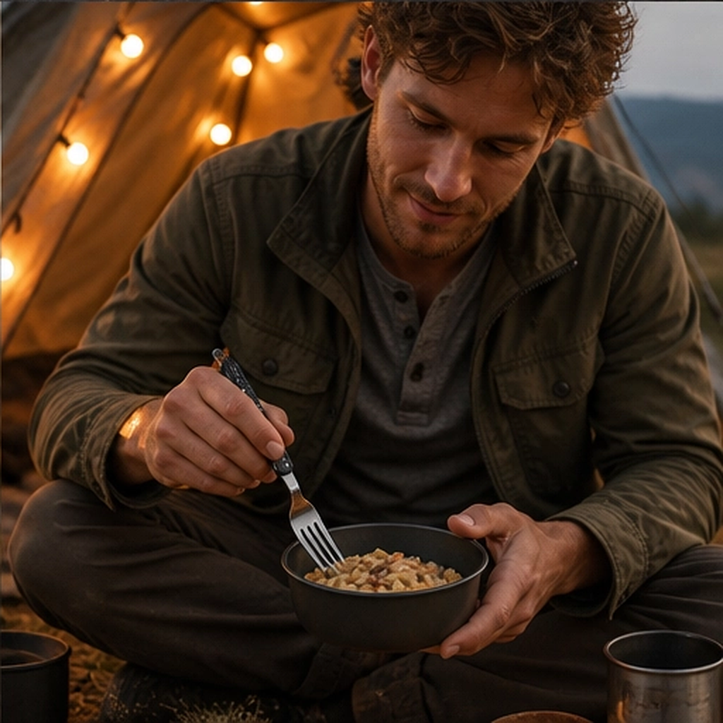 Emberwick – Folding 4-in-1 Stainless Steel Camp Cutlery Set + 50% OFF