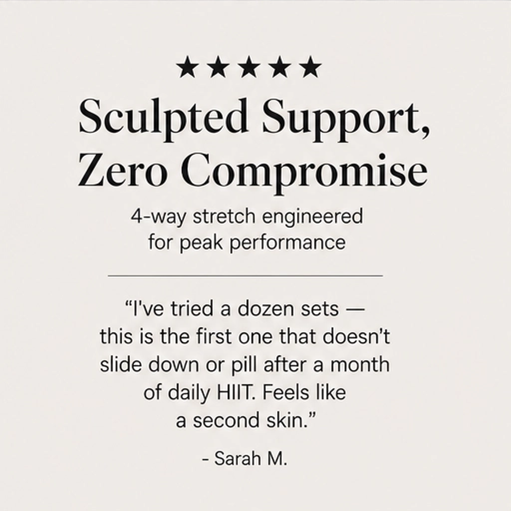 Sculptform – Contour Seam Tummy Control Sports Bra &amp; Leggings Set + 50% OFF