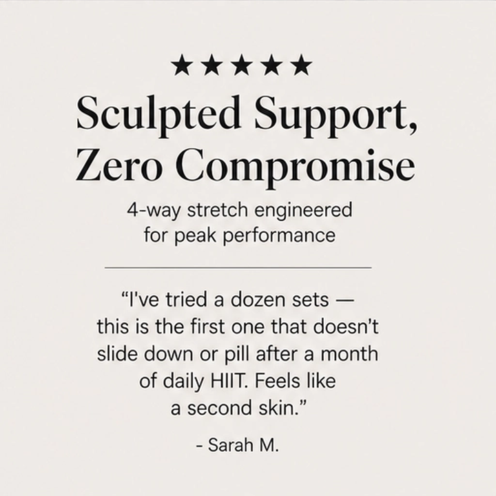 Sculptform – Contour Seam Tummy Control Sports Bra &amp; Leggings Set + 50% OFF