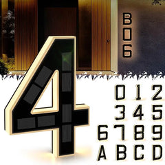 SolarGlow Address Sign - Be Seen, Be Safe - 50% OFF