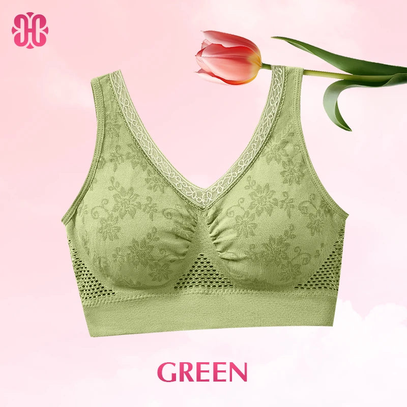 AuraForm Cotton Lift Bra – Natural Comfort, Effortless Support