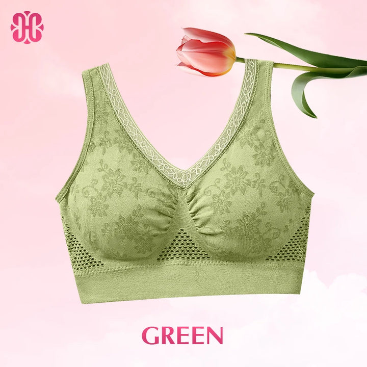 AuraForm Cotton Lift Bra – Natural Comfort, Effortless Support