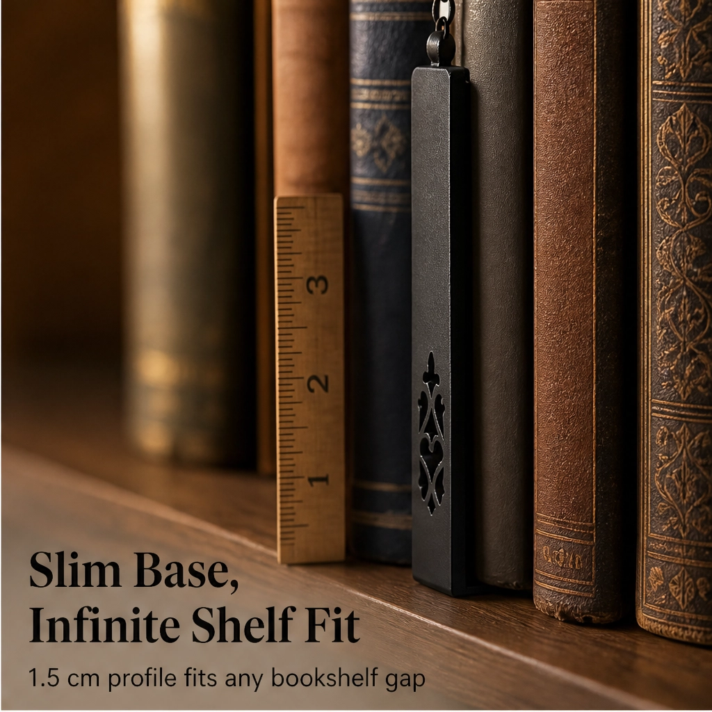Emberwick – Vintage Streetlamp Bookend with Warm LED Glow + 50% OFF
