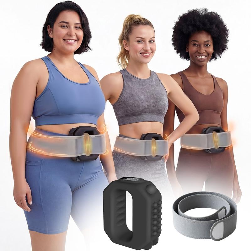 Kinetra – 3-in-1 Vibrating Fascia Ring Massager with Hands-Free Belt + 50% OFF
