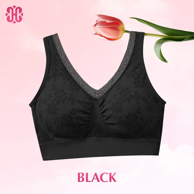 AuraForm Cotton Lift Bra – Natural Comfort, Effortless Support