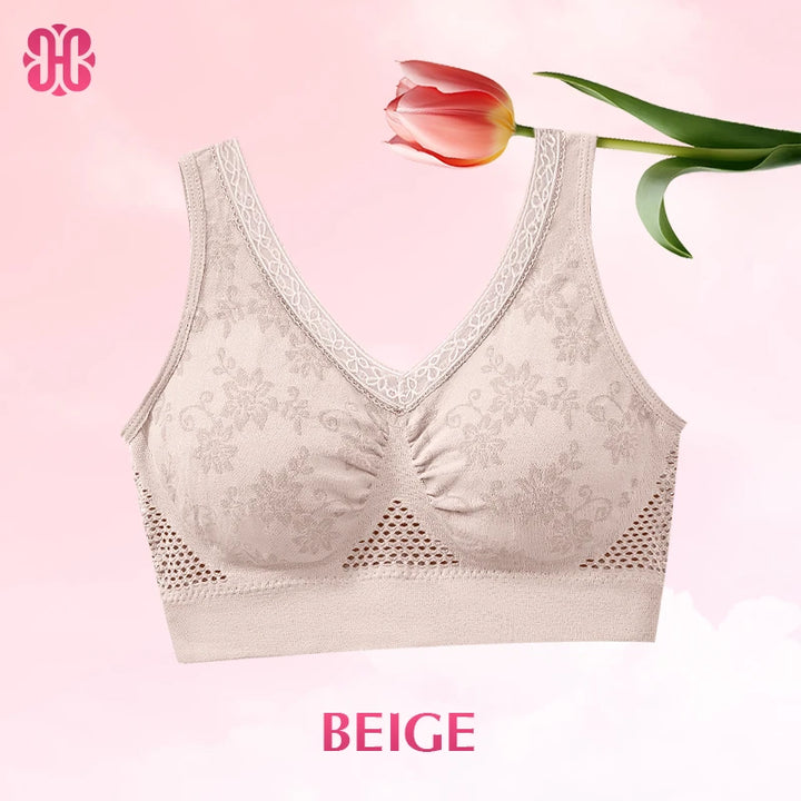 AuraForm Cotton Lift Bra – Natural Comfort, Effortless Support