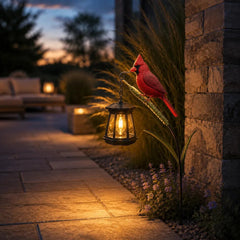 Emberwing – Solar Cardinal Lantern Garden Stake + 50% OFF