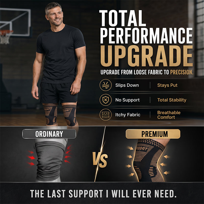 Stridewell – Breathable Full-Leg Compression Sleeves with Anti-Slip Grip Band + 50% OFF