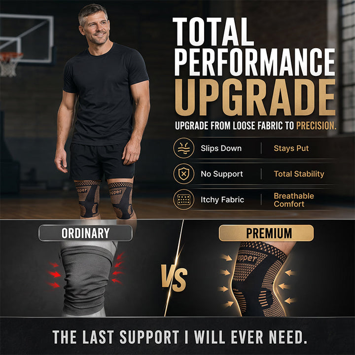 Stridewell – Breathable Full-Leg Compression Sleeves with Anti-Slip Grip Band + 50% OFF