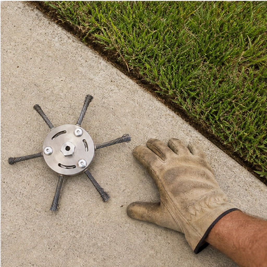 Steelbriar – 6-Arm Steel Wire Trimmer Head, Tool-Free Fit for Most Trimmers + 50% OFF