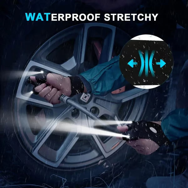The TaskLight Work Gloves - A Third Helping Hand, No Flashlights Anymore + 50% OFF