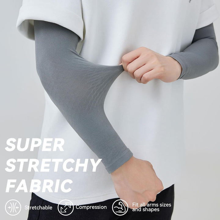 Solvra – UPF 50+ Cooling Compression Arm Sleeves + 50^ OFF