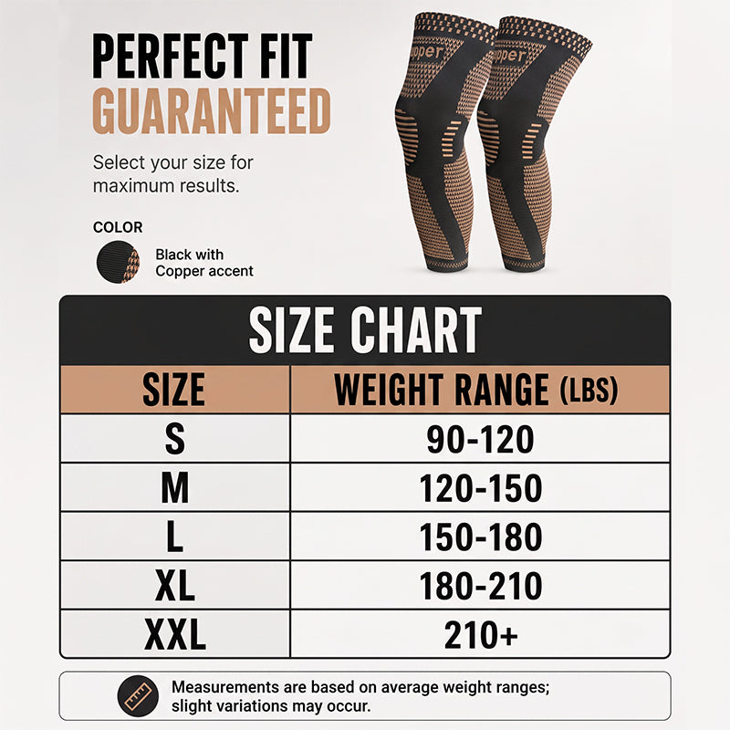 Stridewell – Breathable Full-Leg Compression Sleeves with Anti-Slip Grip Band + 50% OFF