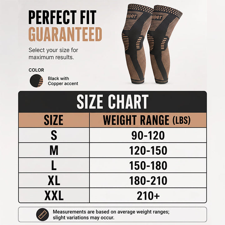 Stridewell – Breathable Full-Leg Compression Sleeves with Anti-Slip Grip Band + 50% OFF
