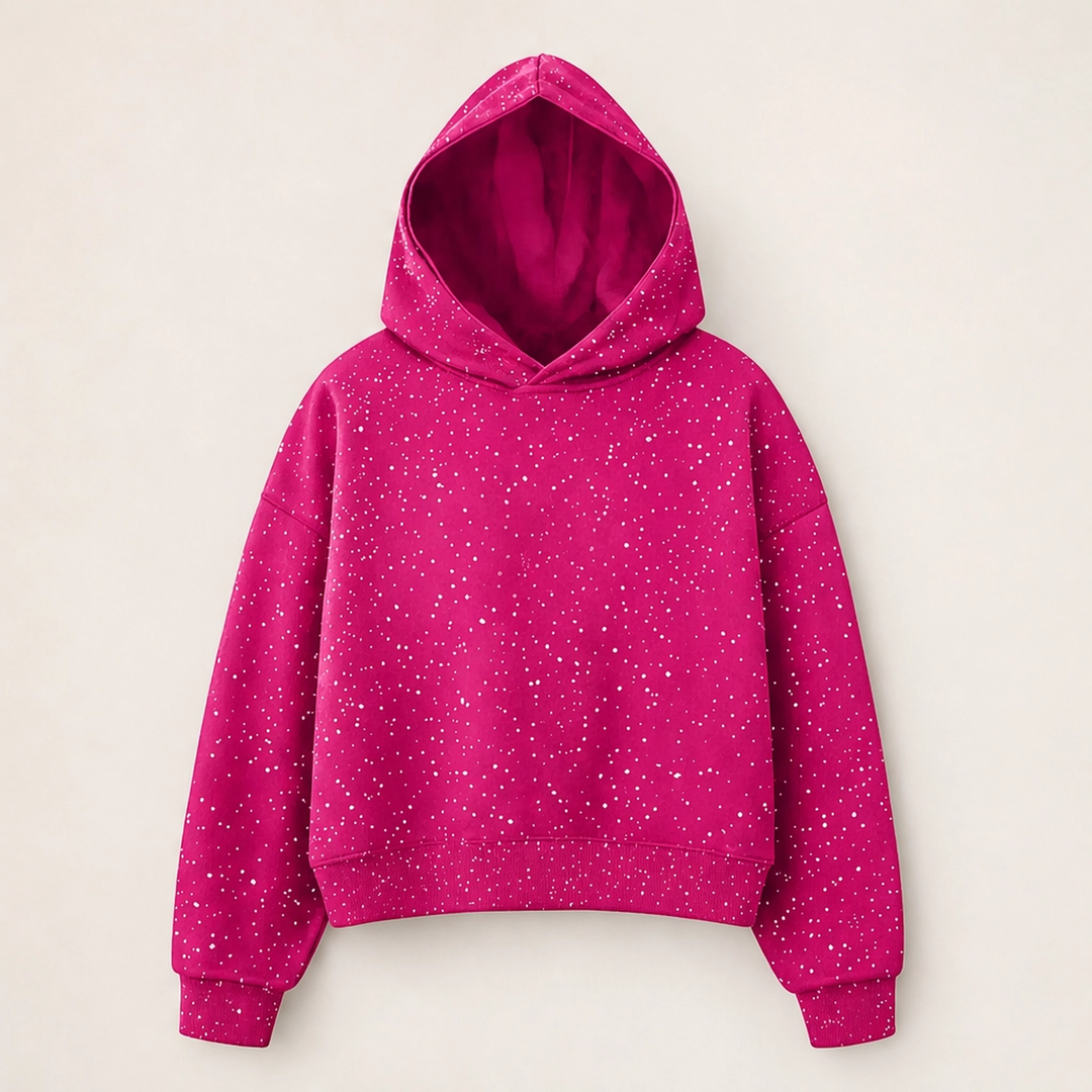 Duskglow – Rhinestone Sparkle Oversized Unisex Hoodie + 50% OFF