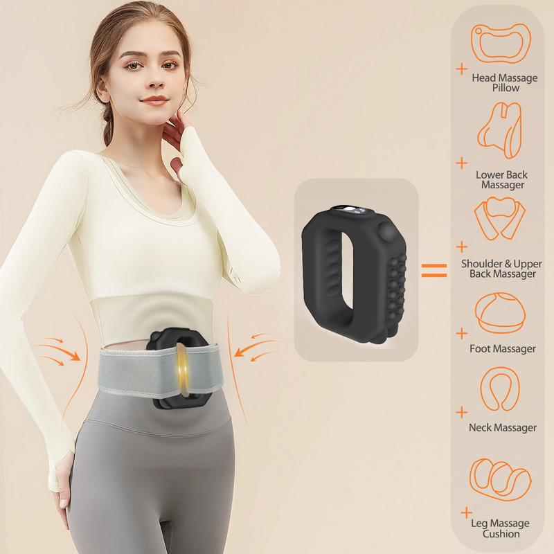 Kinetra – 3-in-1 Vibrating Fascia Ring Massager with Hands-Free Belt + 50% OFF