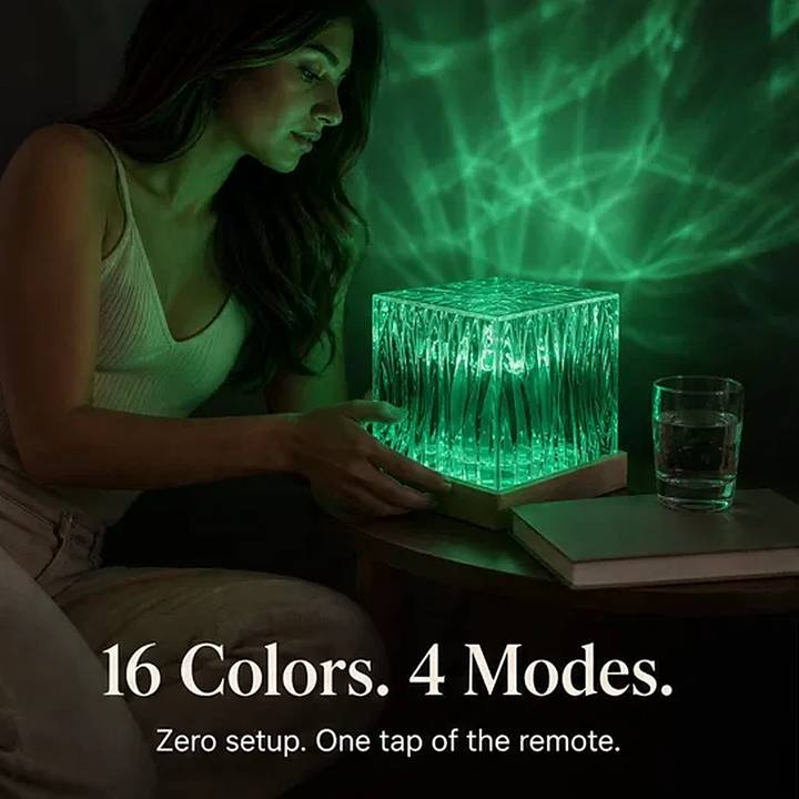 Tidalume – Water Ripple Projection Cube LED Ambient Light + 50% OFF