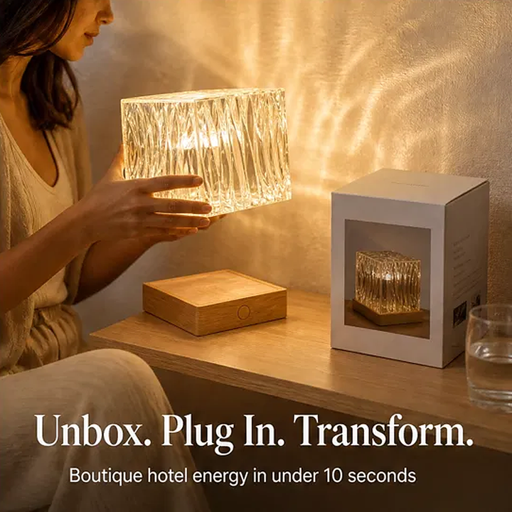 Tidalume – Water Ripple Projection Cube LED Ambient Light + 50% OFF