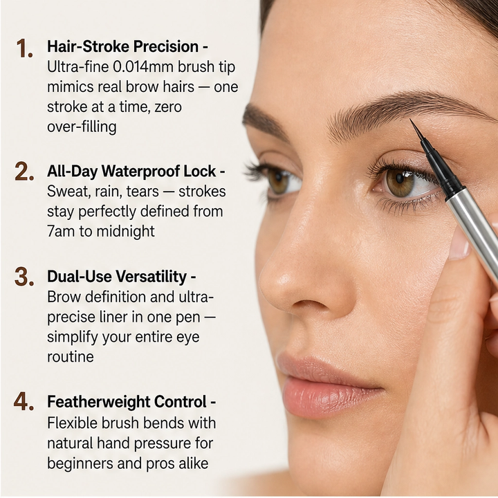 Wispé – 0.014mm Ultra-Fine Waterproof Brow &amp; Eyeliner Pen + BUY 1 PICK 1