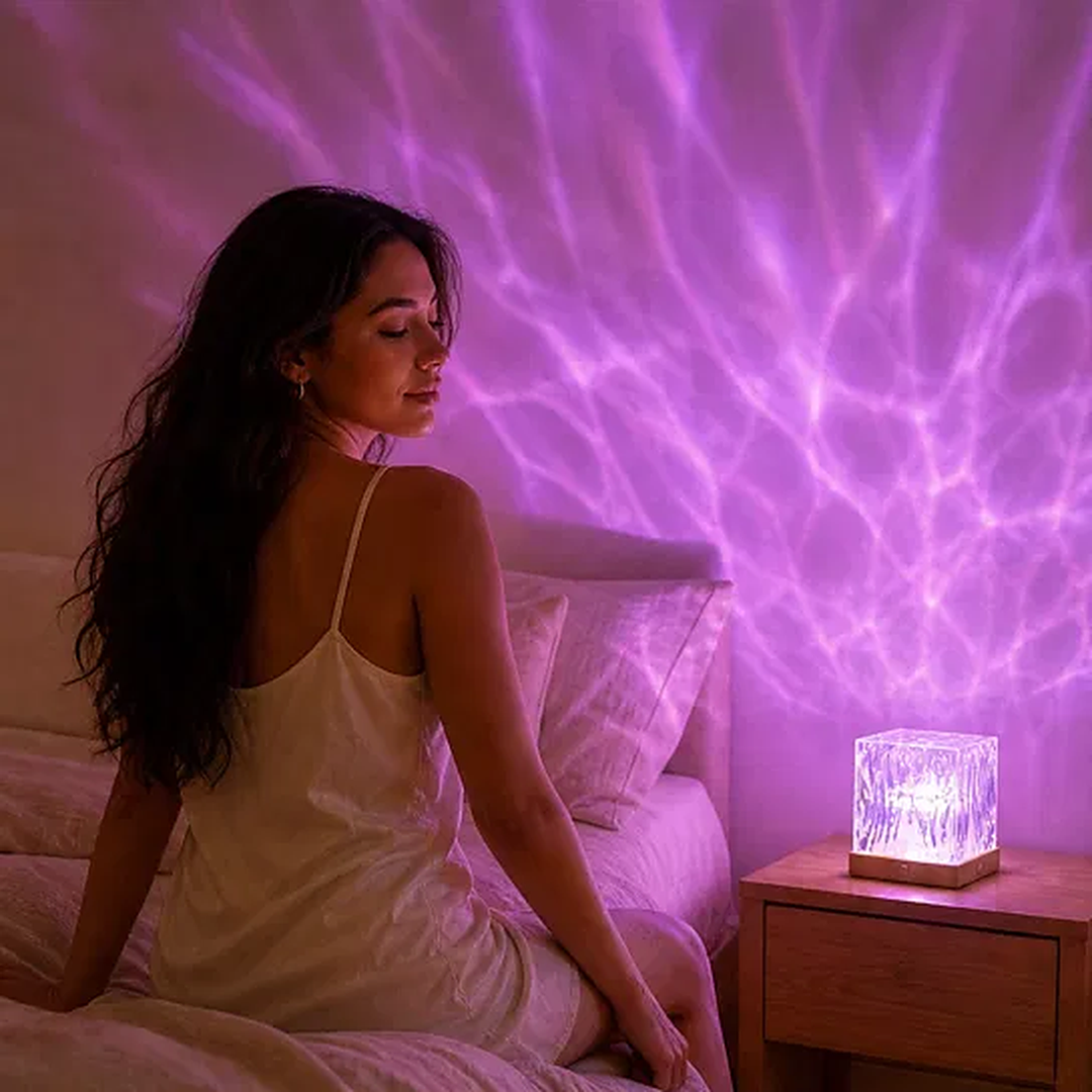 Tidalume – Water Ripple Projection Cube LED Ambient Light + 50% OFF