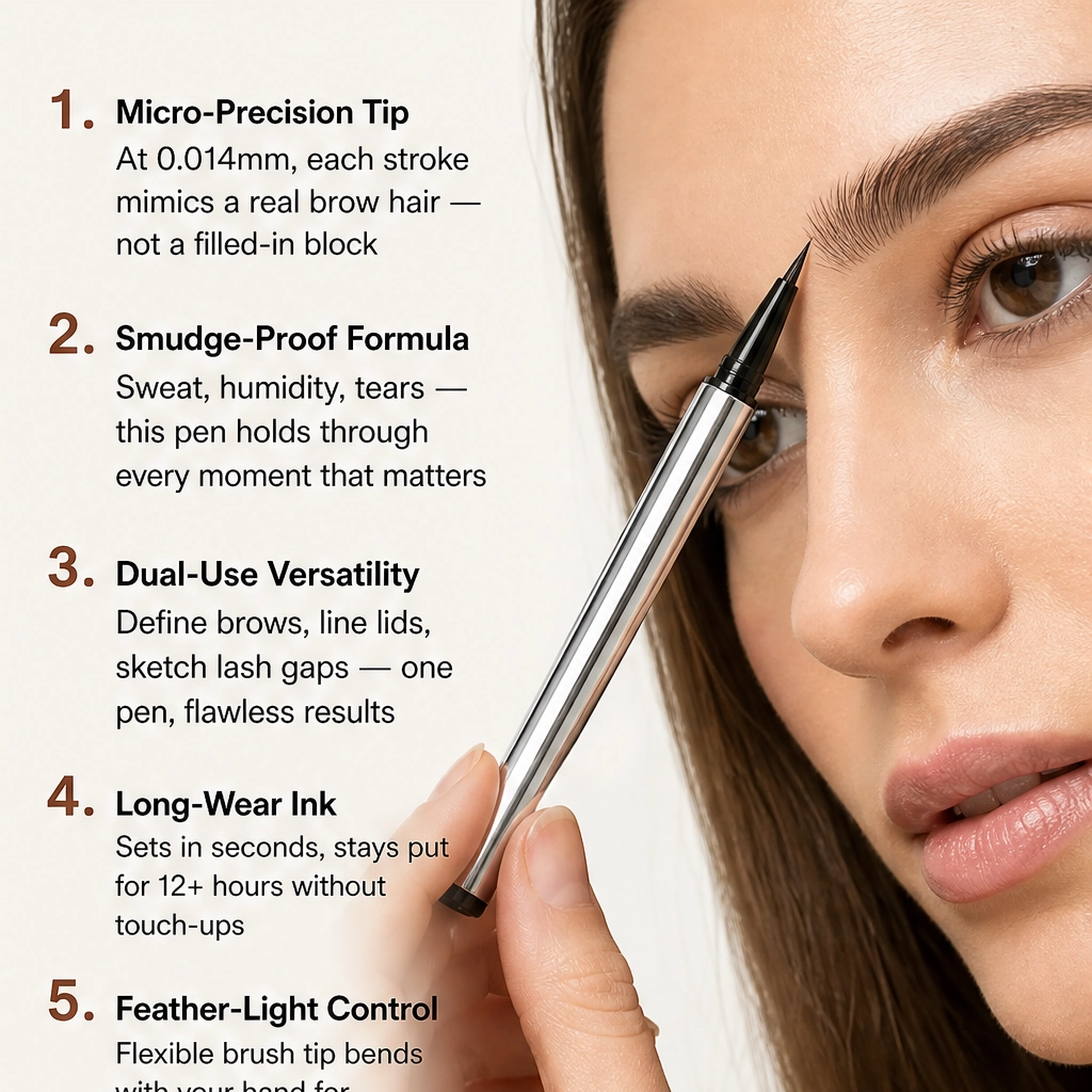 Sablé – Ultra-Fine 0.014mm Waterproof Brow &amp; Eyeliner Pen + BUY 1 PICK 1
