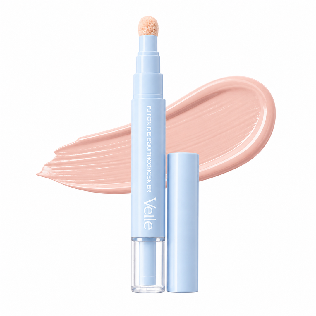 Saemi™ – 3-Color Pen Concealer with Soft Puff Applicator for Dark Circles, Acne Marks &amp; Dullness + 50% OFF