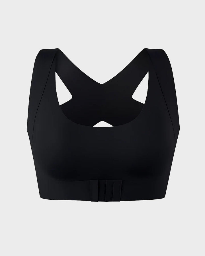 Arcelle – Front-Closure Cross-Back Wireless Posture Bra + 50% OFF
