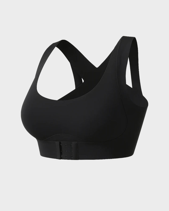 Arcelle – Front-Closure Cross-Back Wireless Posture Bra + 50% OFF