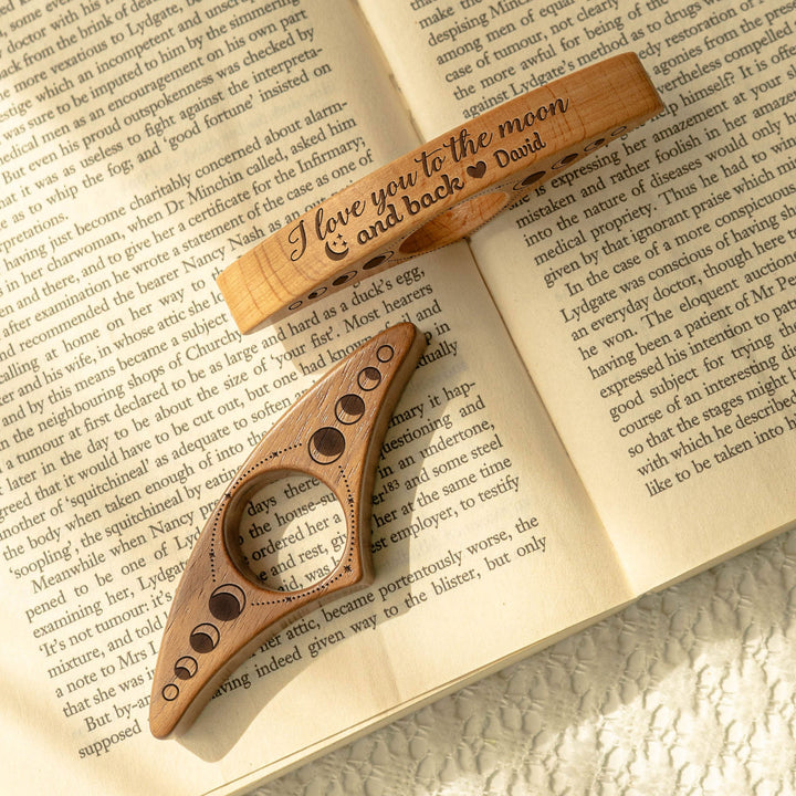 The MoonGlow Page Holder - Read Comfortably, Hands + 1+1 FREE
