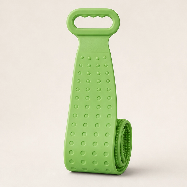 Verglow – Dual-Sided Silicone Back Scrubber &amp; Body Massage Strap + 50% OFF