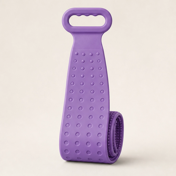 Verglow – Dual-Sided Silicone Back Scrubber &amp; Body Massage Strap + 50% OFF