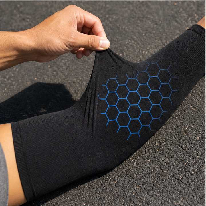 Solvra – UPF 50+ Cooling Compression Arm Sleeves + 50^ OFF