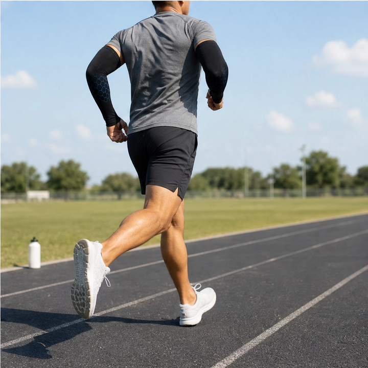 Solvra – UPF 50+ Cooling Compression Arm Sleeves + 50^ OFF