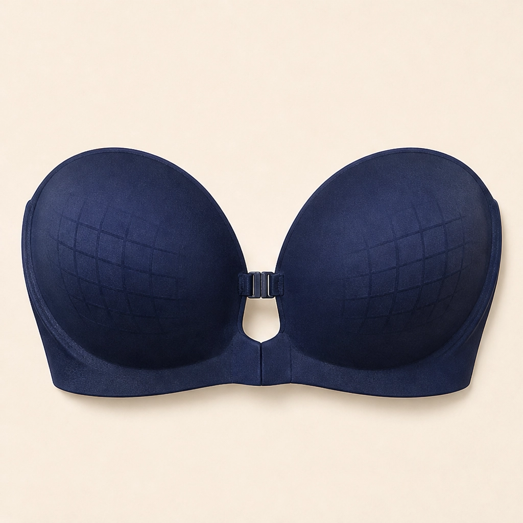 Sevelle – Seamless Front-Closure Strapless Bra with Adjustable Straps  + 1+1 FREE