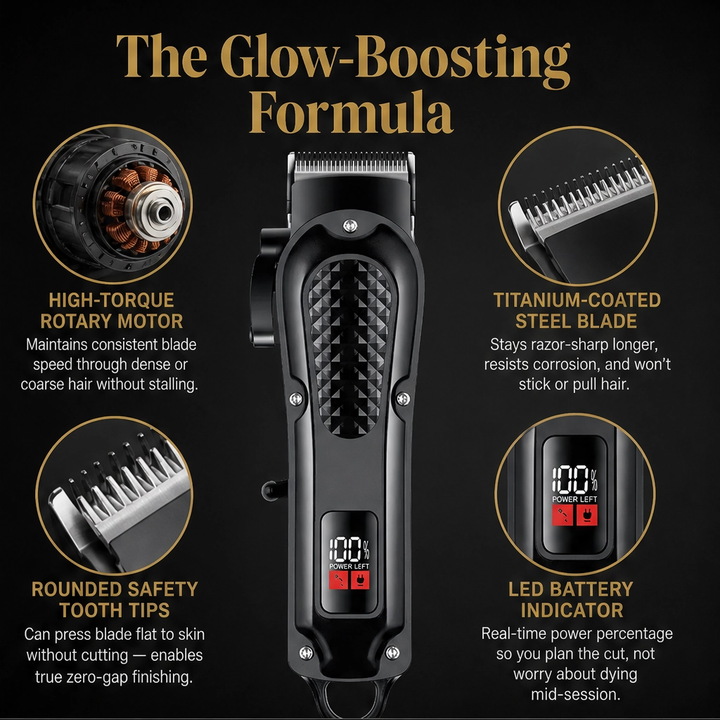 Honeblade – Self-Sharpening Blade All-in-One Cordless Hair &amp; Beard Trimmer + 50% OFF
