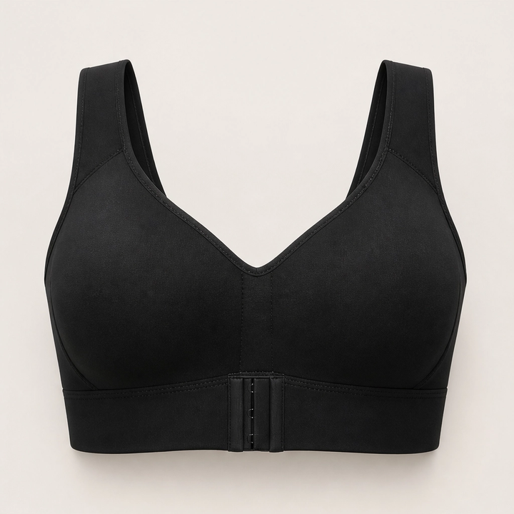 Arcelle – Front-Closure Cross-Back Wireless Posture Bra + 50% OFF