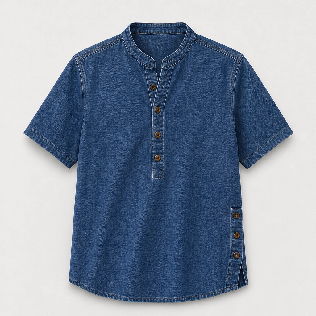 Willowmar – Soft Breathable Faux-Denim Short Sleeve Top for Women + 50% OFF